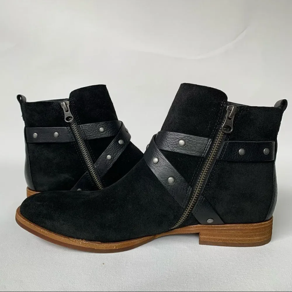 KORK-EASE Black Suede Booties! - Picture 5 of 9